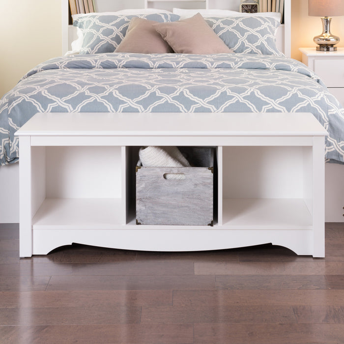 Cubbie Bench - White