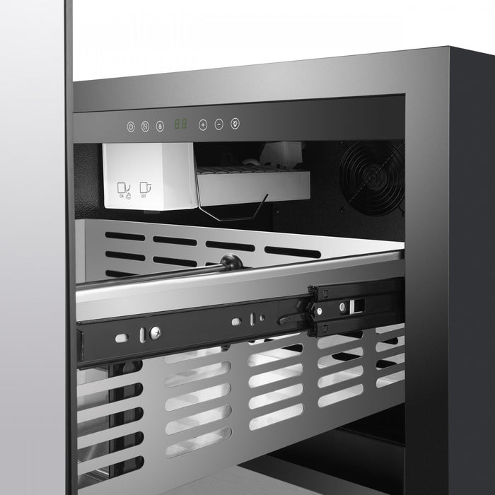 Forno Cosenza 24 Inch Built-In Indoor/Outdoor Drawer Freezer with Ice Maker, 4.69 cu.ft. - FDRBI1838-24S
