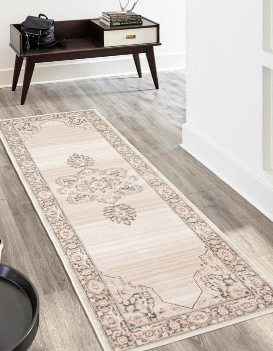 Myra Ivory Runner Area Rug - 2'8\" X 8'2\"   