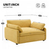 Olivia Oversized Accent Chair with Pillows,Yellow | Fauteuil d’appoint surdimensionne Olivia avec coussins, jaune
