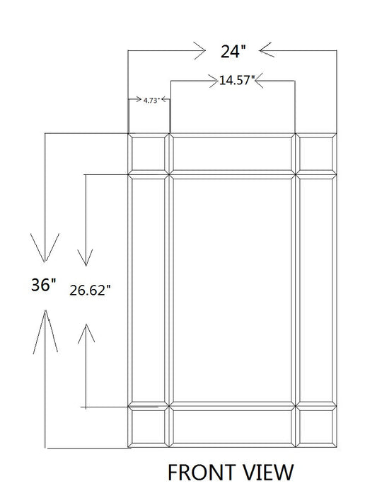 Caves 36\" Mirror