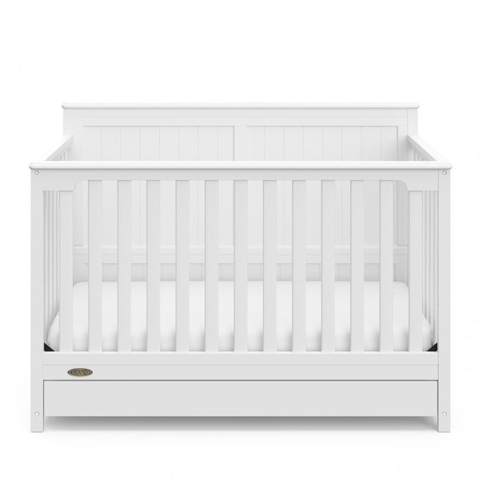 Graco Hadley 5-in-1 Convertible Crib with Drawer - White