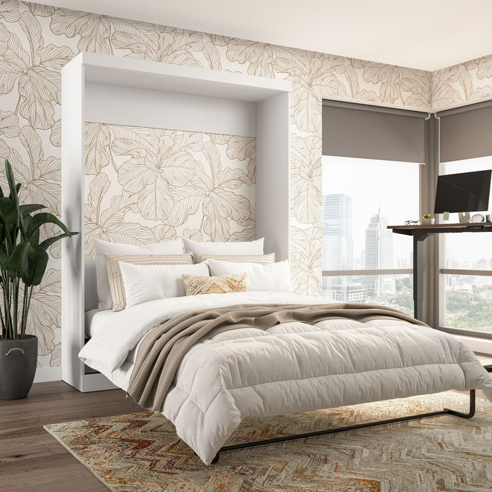 Bestar Pur Queen Murphy Bed 65-Inch Wall Bed