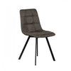 Foster Grey Microfiber Upholstered Dining Chair (Set of 2) | Chaise de salle a manger Foster rembourree en microfibre grise (ens. de 2)