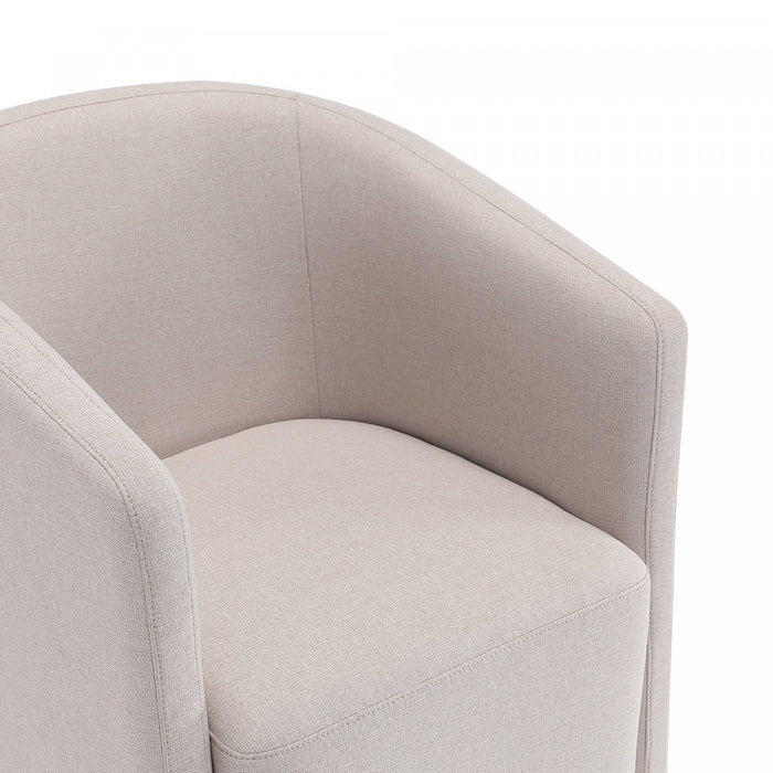 Hearth Contemporary Modern Upholstered Armchair in Barley