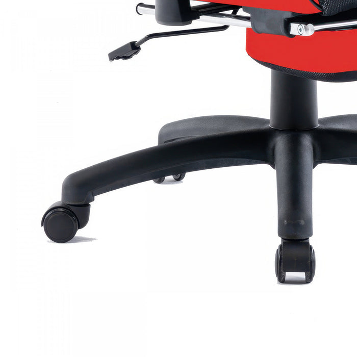 TygerClaw Gaming Chair with Lumbar Pillow and Leg Rest Office Chair