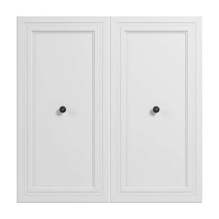 Bestar Pur 2-Door Set for Closet Organizer - White