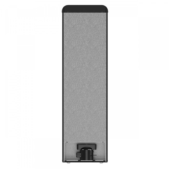 Forno Storico 22 Inch Retro Bottom Freezer Fridge in Black, 9 cu.ft. - FFFFD1745-22BLK