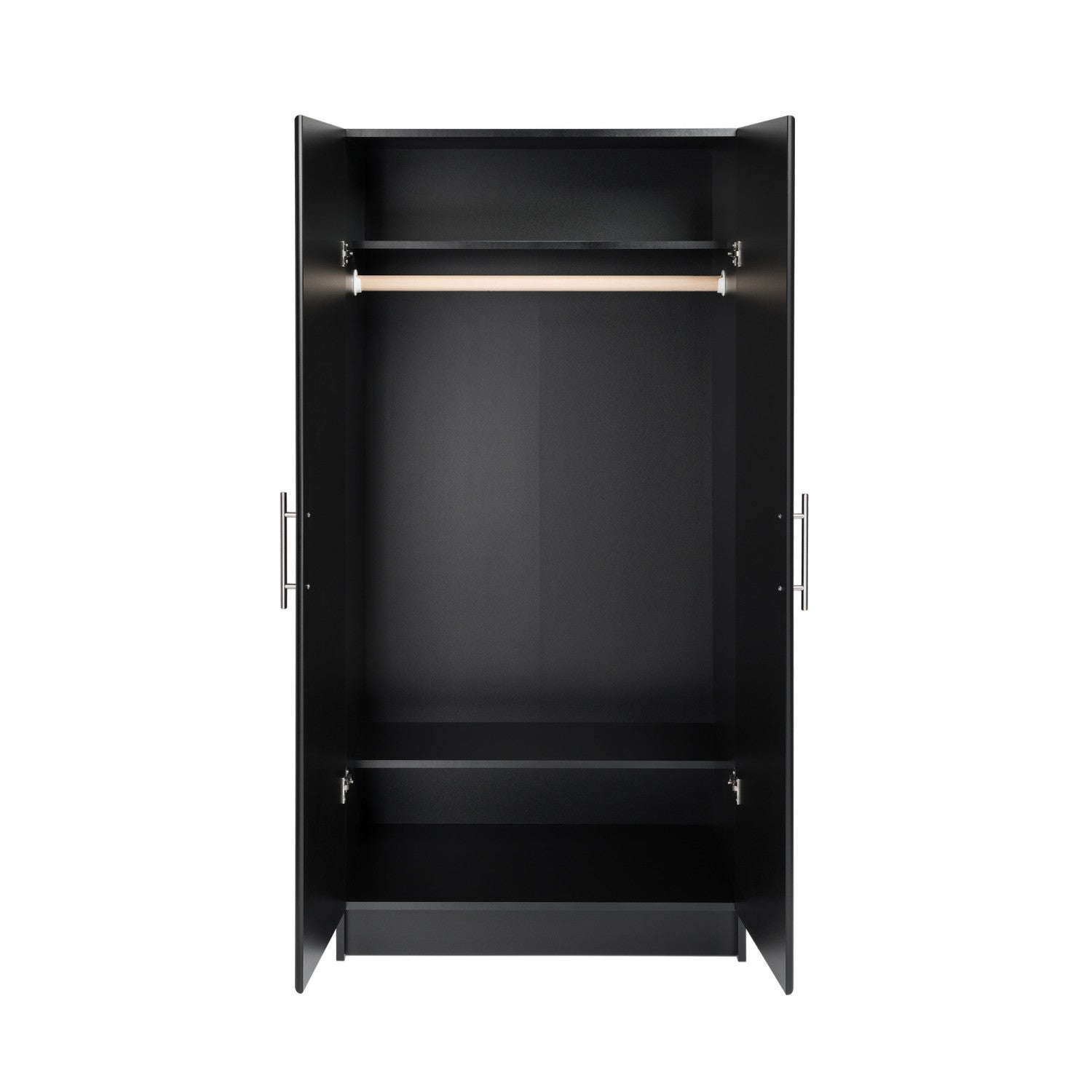 Elite 32 Wardrobe Cabinet Black The Brick