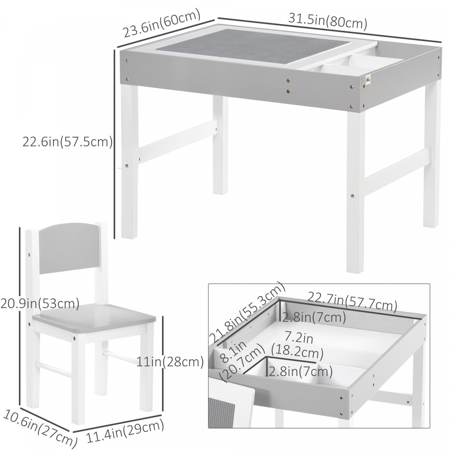 Lego table and chairs set sales