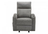 MONARCH SPECIALTIES 30" WIDE UPHOLSTERED RECLINING CHAIR, MANUAL ROCKER, CUP HOLDERS, DARK GREY FABRIC RECLINER | MONARCH SPECIALTIES FAUTEUIL 30 PO DE LARGEUR INCLINABLE REMBOURRE, FAUTEUIL BERCANT MANUEL, TISSU GRIS FONCE