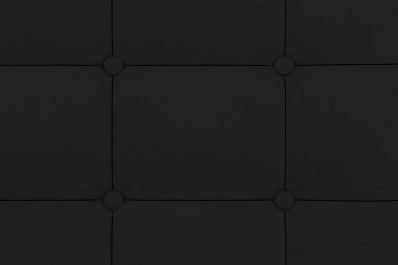 DHP Rose Fabric Full Bed - Black