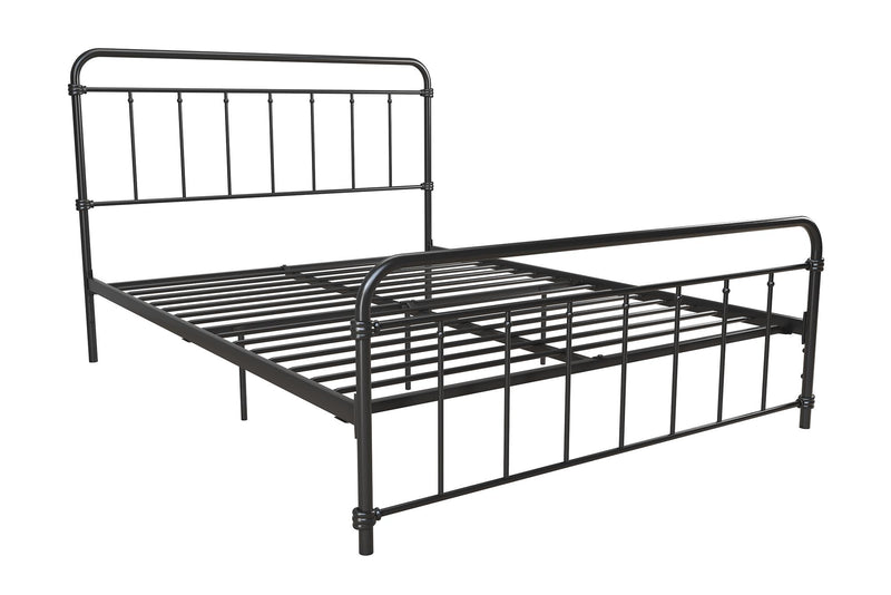 DHP Wallace Metal Queen Bed - Black