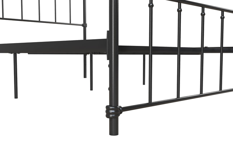 DHP Wallace Metal Queen Bed - Black