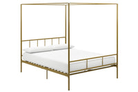 Novogratz Marion Queen Canopy Bed - Gold