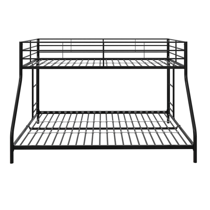Dorel Home Mainstays Small Space Junior Twin Over Full Metal Bunk Bed - Black