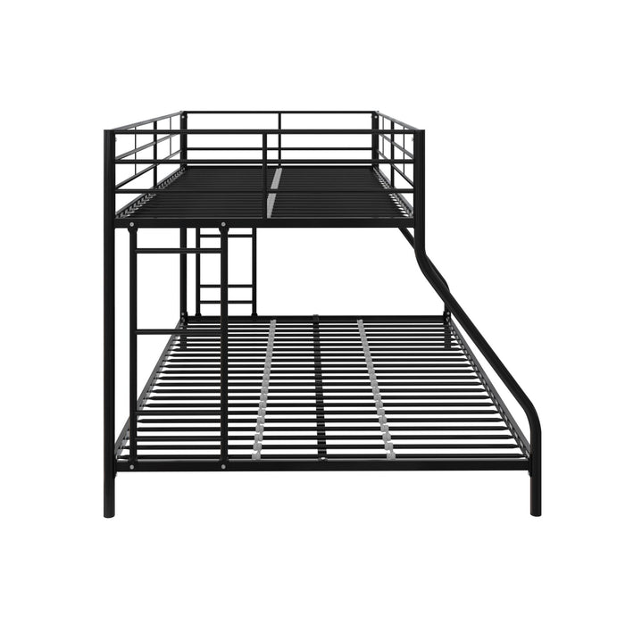 Dorel Home Mainstays Small Space Junior Twin Over Full Metal Bunk Bed - Black