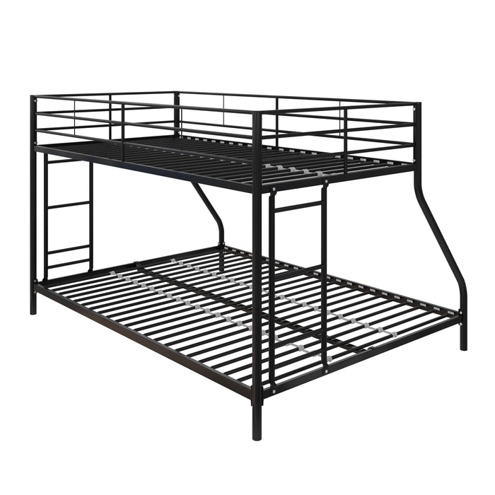 Dorel Home Mainstays Small Space Junior Twin Over Full Metal Bunk Bed - Black