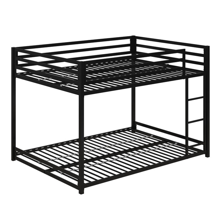 DHP Miles Metal Full/Full Bunk Bed - Black