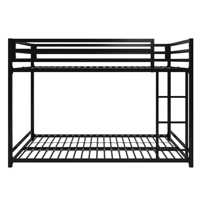 DHP Miles Metal Full/Full Bunk Bed - Black