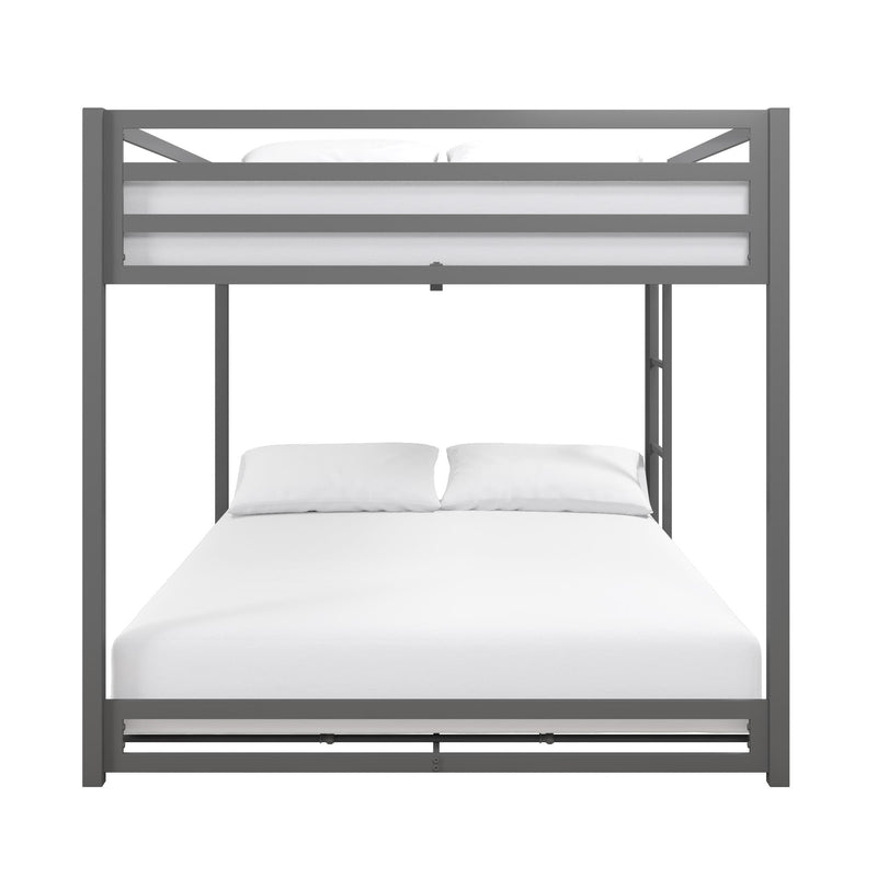 DHP Miles Metal FullOverFull Bunk Bed Silver The Brick