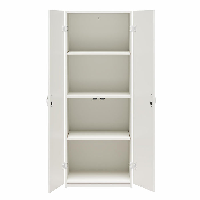 Ameriwood Home 60\" 2-Door Storage Cabinet - White