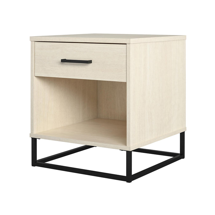 Novogratz Kelly Nightstand - Ivory Oak