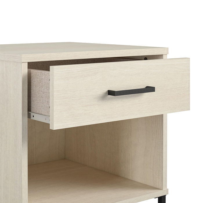 Novogratz Kelly Nightstand - Ivory Oak