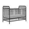 Little Seeds Monarch Hill Ivy Metal Baby Crib - Black