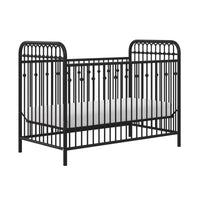 Little Seeds Monarch Hill Ivy Metal Baby Crib - Black 