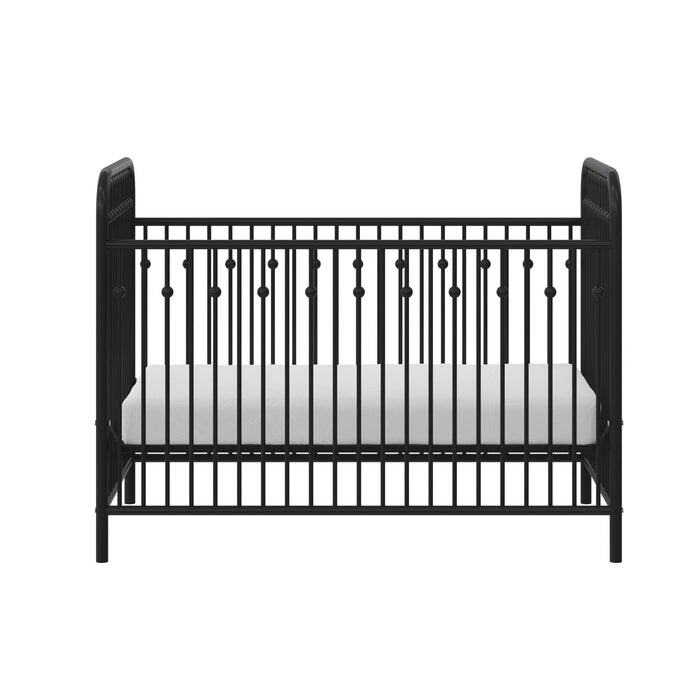 Little Seeds Monarch Hill Ivy Metal Baby Crib - Black