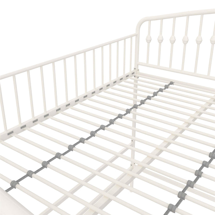 Novogratz Bushwick Metal Full Loft Bed - Off White