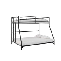 DHP Daven Easy Assembly Kids Metal Twin Over Full Bunk Bed - Black