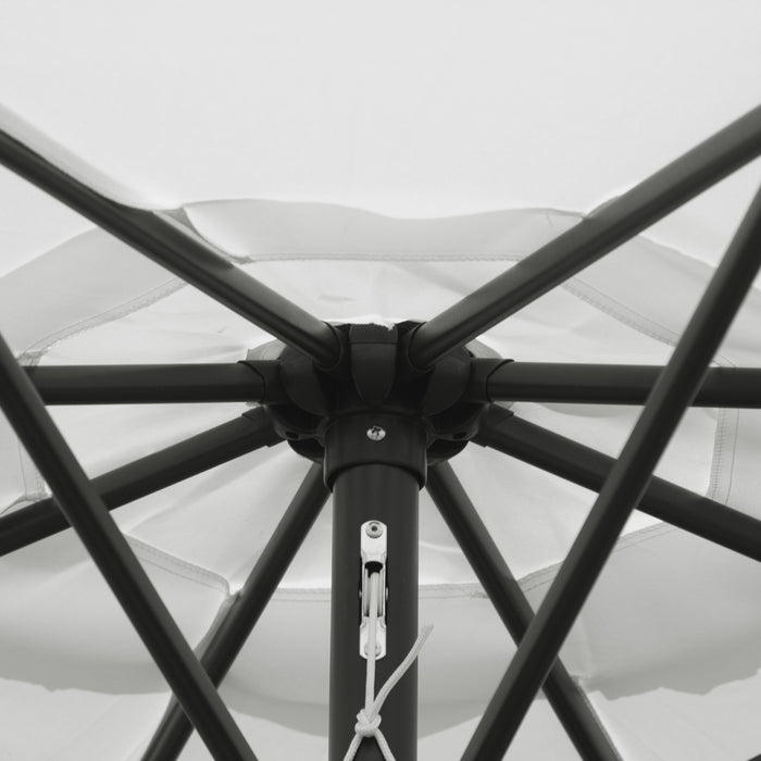 Outsunny 10' X 8' Market Umbrella With Crank Handle And Tilt For Garden