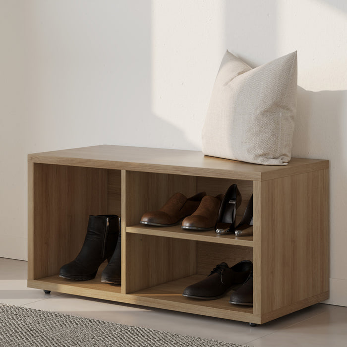 Porto Entryway Shoe Storage Bench Coat Rack