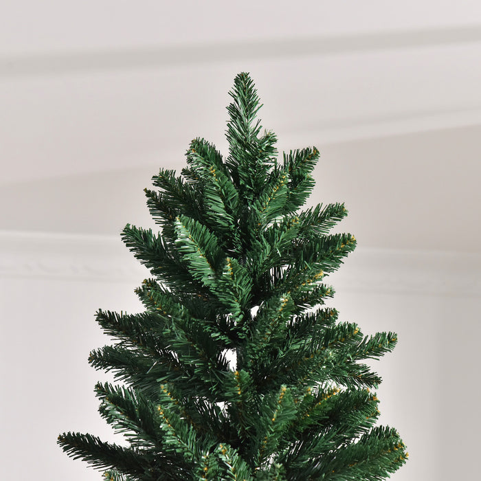 Homcom 8ft Artificial Christmas Tree With 1499 Branch Tips