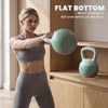 Soozier 18 lb Soft Kettlebell, Sand Filled Weight with Grip Handle, Solid Kettlebell Weight for Full Body Workout and Strength Training, Home Gym Equipment, Green
