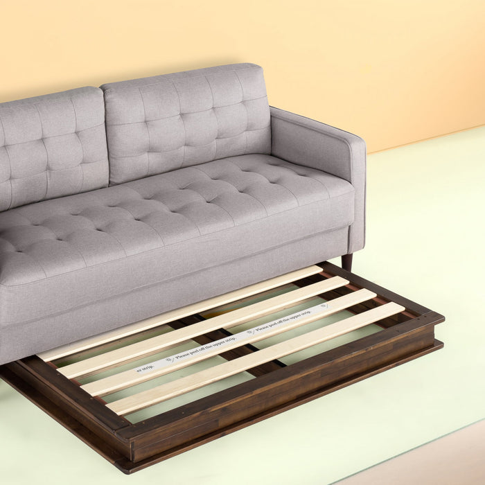 Bobbie Folding Wood Platform Bed - Queen Size