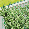 Outsunny Garden Arch Trellis, 7.3 FT Tall Cucumber Trellis, Green
