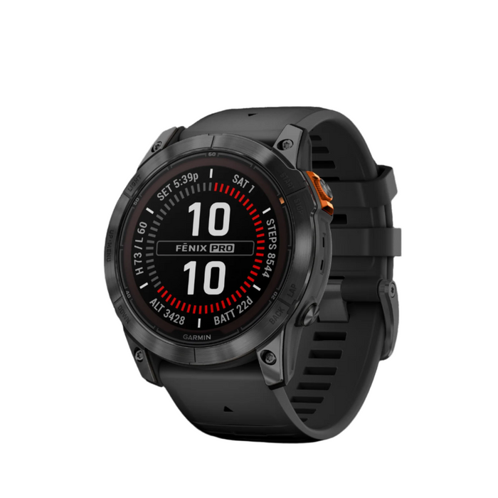 Garmin Fenix® 7x Pro Gps Smartwatch - Health Monitoring With Solar Charging, 51mm - Slate Gray