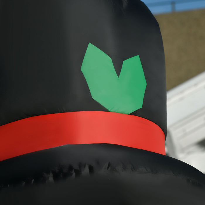 Homcom 8ft Snowman Inflatable Christmas Decoration