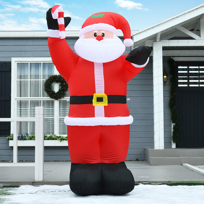 Homcom 8ft Santa Claus Inflatable Christmas Decoration