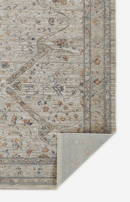 Margaux Traditional 8'10\" x 12'7\" Area Rug in Ivory Indoor Area Rug