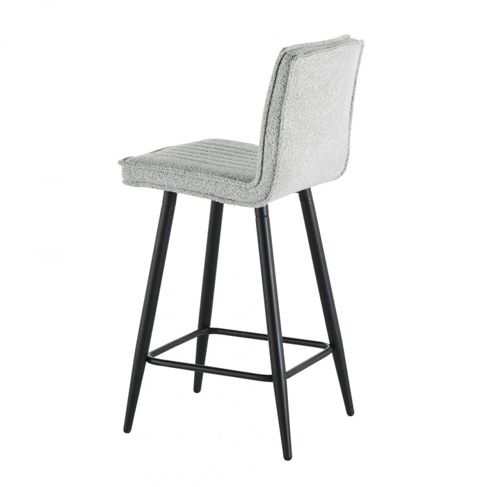 Marielle Grey Upholstered Bar Stool (Set of 2)