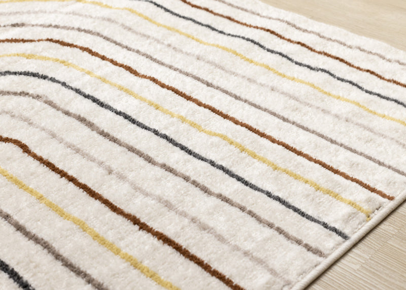 Marley Multi-Colour Double Rainbow Area Rug - 5'3\" x 7'7\"