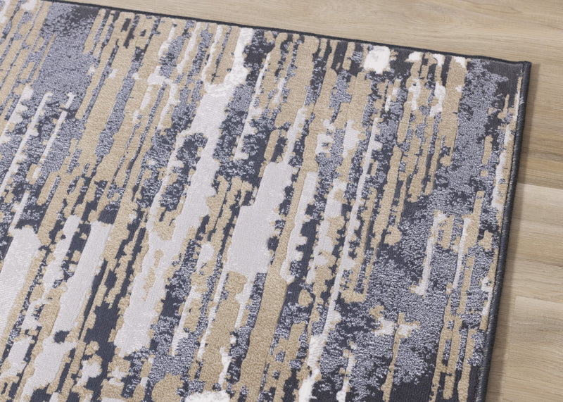 Isabelle Distressed Blue Area Rug - 5'3\" x 7'7\"