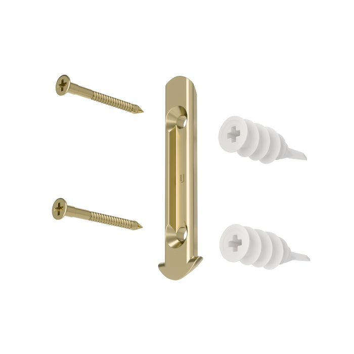 Umbra Loop Gold Expandable 1\" Curtain Rod - 42\"-120\" 