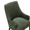 Beever Modern Chenille Wood Armchair in Forest Green | Fauteuil moderne Beever en bois avec revetement chenille vert foret