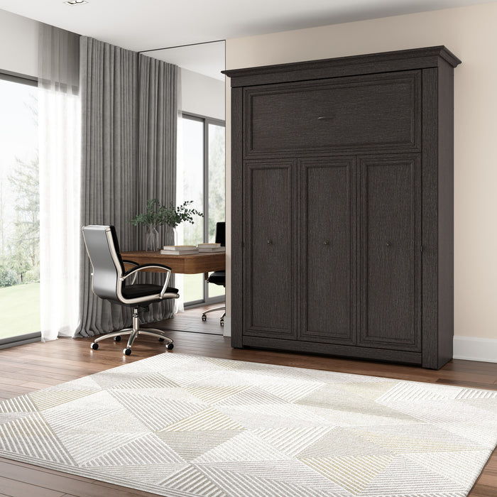 Bestar Versatile 72 W Queen Murphy Bed - Deep Grey