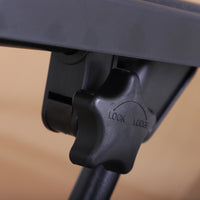 Outsunny Foldable Lounge Chair With Canopy Shade, Side Tray, Cup Holder